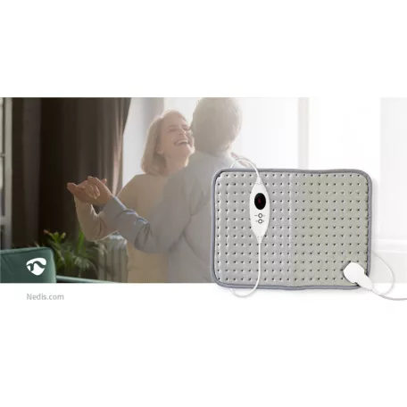Nedis elektromos derék melegítő  Fűtés Pad | 6 Hőbeállítások | Túlmelegedés elleni védelem | Mosható fűtőpárna