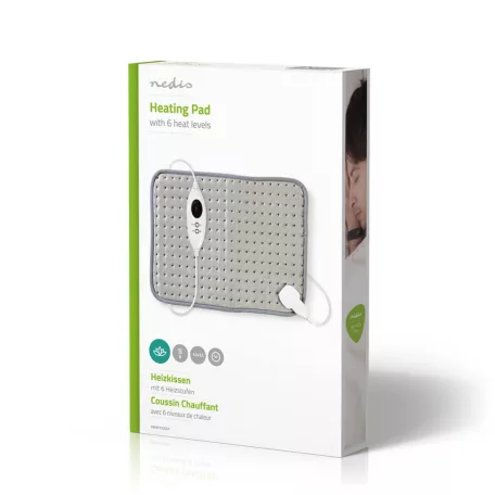 Fűtő Párna | 6 Hőbeállítási lehetőség | Túlmelegedés elleni védelem | Mosható