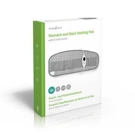 Fűtő Párna | Hasra és hátra | 6 Hőbeállítási lehetőség | Túlmelegedés elleni védelem | Mosható