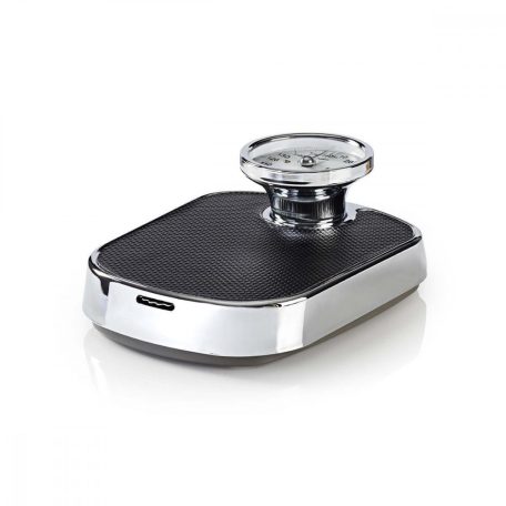 Személyes skála | Analóg | Fekete | Gumi | Csúszás gátló felület | Maximális súlymérési kapacitás: 160 kg