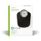 Személyes skála | Analóg | Fekete | Gumi | Csúszás gátló felület | Maximális súlymérési kapacitás: 160 kg