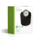 Személyes skála | Analóg | Fekete | Gumi | Csúszás gátló felület | Maximális súlymérési kapacitás: 160 kg