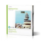 NEDIS SZEMÉLYI mérleg, fürdőszoabai mérleg. König Ultravékony digitális személymérleg Kék fürdőszoba mérleg ZEN mintával max 150kg - HC-PS141 -PESC112DVA