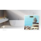 NEDIS SZEMÉLYI mérleg, fürdőszoabai mérleg. König Ultravékony digitális személymérleg Kék fürdőszoba mérleg ZEN mintával max 150kg - HC-PS141 -PESC112DVA