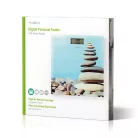 Személyes skála | Digitális | Kövek | Edzett Üveg | Maximális súlymérési kapacitás: 150 kg