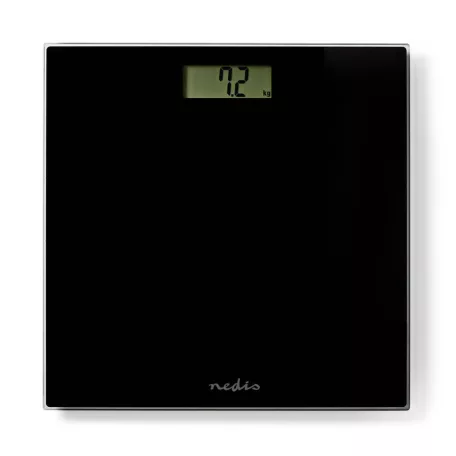 Személyes skála | Digitális | Fekete | Edzett Üveg | Maximális súlymérési kapacitás: 150 kg