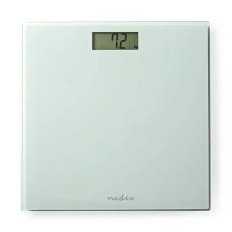 Személyes skála | Digitális | Fehér | Edzett Üveg | Maximális súlymérési kapacitás: 150 kg