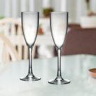 PHR Reims17-6 törhetetlen pezsgőspohár szett, 17 cl, mikrozható, mosogatógépben mosható, 6 db/szett