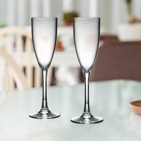 PHR Reims17-6 törhetetlen pezsgőspohár szett, 17 cl, mikrozható, mosogatógépben mosható, 6 db/szett