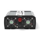 Inverter módosult szinuszhullám | Bemeneti feszültség: 12 V DC | Eszköz táp kimeneti csatlaakozó(k): Type F (CEE 7/3) / USB-A | 230 V AC 50 Hz | 1000 W | Kimenő csúcs teljesítmény: 2000 W | Csavaros Kapocs | Ezüst