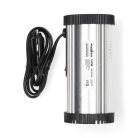Inverter módosult szinuszhullám | Bemeneti feszültség: 12 V DC | Eszköz táp kimeneti csatlaakozó(k): Type F (CEE 7/3) / USB-A | 230 V AC 50 Hz | 150 W | Kimenő csúcs teljesítmény: 300 W | Szivargyújtó Csatlakozó | Ezüst
