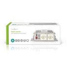 Inverter módosult szinuszhullám | Bemeneti feszültség: 24 V DC | Eszköz táp kimeneti csatlaakozó(k): Type F (CEE 7/3) | 230 V AC 50 Hz | 1000 W | Kimenő csúcs teljesítmény: 2400 W | Akkumulátor Saru | Ezüst