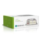 Inverter módosult szinuszhullám | Bemeneti feszültség: 24 V DC | Eszköz táp kimeneti csatlaakozó(k): Type F (CEE 7/3) | 230 V AC 50 Hz | 1000 W | Kimenő csúcs teljesítmény: 2400 W | Akkumulátor Saru | Ezüst