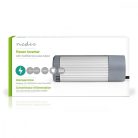 Inverter módosult szinuszhullám | Bemeneti feszültség: 12 V DC | Eszköz táp kimeneti csatlaakozó(k): Type F (CEE 7/3) / USB-A | 230 V AC 50 Hz | 100 W | Kimenő csúcs teljesítmény: 200 W | Szivargyújtó Csatlakozó | Ezüst