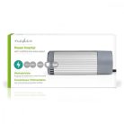 Inverter módosult szinuszhullám | Bemeneti feszültség: 24 V DC | Eszköz táp kimeneti csatlaakozó(k): Type F (CEE 7/3) | 230 V AC 50 Hz | 100 W | Kimenő csúcs teljesítmény: 200 W | Szivargyújtó Csatlakozó | Ezüst