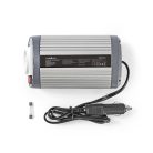 Inverter módosult szinuszhullám | Bemeneti feszültség: 24 V DC | Eszköz táp kimeneti csatlaakozó(k): Type F (CEE 7/3) / USB-A | 230 V AC 50 Hz | 150 W | Kimenő csúcs teljesítmény: 300 W | Szivargyújtó Csatlakozó | Ezüst