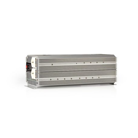 Inverter módosult szinuszhullám | Bemeneti feszültség: 12 V DC | Eszköz táp kimeneti csatlaakozó(k): Type F (CEE 7/3) | 230 V AC 50 Hz | 2500 W | Kimenő csúcs teljesítmény: 5000 W | Csavaros Kapocs | Ezüst