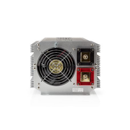 Inverter módosult szinuszhullám | Bemeneti feszültség: 24 V DC | Eszköz táp kimeneti csatlaakozó(k): Type F (CEE 7/3) | 230 V AC 50 Hz | 2500 W | Kimenő csúcs teljesítmény: 5000 W | Csavaros Kapocs | Ezüst