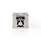 Inverter módosult szinuszhullám | Bemeneti feszültség: 24 V DC | Eszköz táp kimeneti csatlaakozó(k): Type F (CEE 7/3) / USB-A | 230 V AC 50 Hz | 300 W | Kimenő csúcs teljesítmény: 600 W | Akkumulátorsaruk + Szivargyújtó | Ezüst