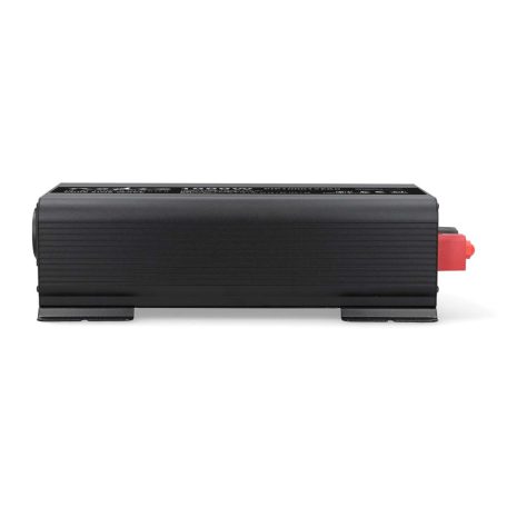 Inverter tiszta szinuszos | Bemeneti feszültség: 12 V DC | Eszköz táp kimeneti csatlaakozó(k): Type F (CEE 7/3) / USB-A / USB-C™ | 230 V AC 50 Hz | 1000 W | Kimenő csúcs teljesítmény: 2000 W | Csavaros Kapocs | Tiszta Szinusz Hullám | Biztosíték | Fekete