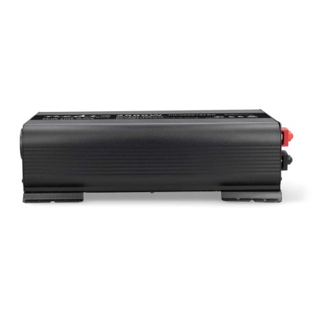 Inverter tiszta szinuszos | Bemeneti feszültség: 12 V DC | Eszköz táp kimeneti csatlaakozó(k): Type F (CEE 7/3) / USB-A / USB-C™ | 230 V AC 50 Hz | 2000 W | Kimenő csúcs teljesítmény: 4000 W | Csavaros Kapocs | Tiszta Szinusz Hullám | Biztosíték | Fekete