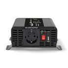 Inverter tiszta szinuszos | Bemeneti feszültség: 12 V DC | Eszköz táp kimeneti csatlaakozó(k): Type F (CEE 7/3) / USB-A / USB-C™ | 230 V AC 50 Hz | 300 W | Kimenő csúcs teljesítmény: 600 W | Csavaros Kapocs | Tiszta Szinusz Hullám | Biztosíték | Fekete