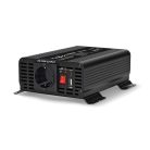 Inverter tiszta szinuszos | Bemeneti feszültség: 12 V DC | Eszköz táp kimeneti csatlaakozó(k): Type F (CEE 7/3) / USB-A / USB-C™ | 230 V AC 50 Hz | 300 W | Kimenő csúcs teljesítmény: 600 W | Csavaros Kapocs | Tiszta Szinusz Hullám | Biztosíték | Fekete