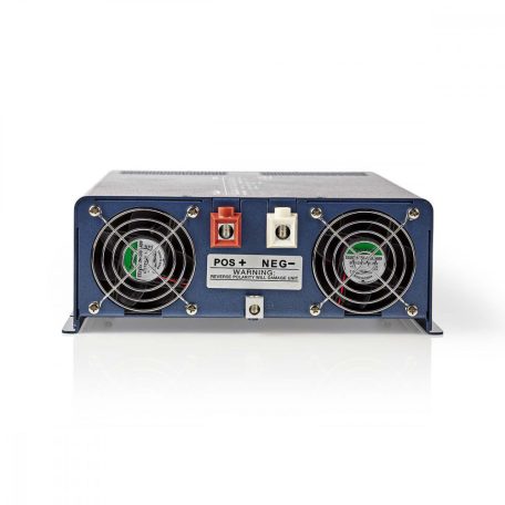 Inverter tiszta szinuszos | Bemeneti feszültség: 24 V DC | Eszköz táp kimeneti csatlaakozó(k): 2 | 230 V AC 50 Hz | 2000 W | Kimenő csúcs teljesítmény: 4000 W | Aljzat típusa: F (CEE 7/3) | Csavaros Kapocs | Tiszta Szinusz Hullám | Biztosíték | Kék