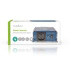 Inverter tiszta szinuszos | Bemeneti feszültség: 12 V DC | Eszköz táp kimeneti csatlaakozó(k): Type F (CEE 7/3) | 230 V AC 50 Hz | 300 W | Kimenő csúcs teljesítmény: 500 W | Csavaros Kapocs | Tiszta Szinusz Hullám | Biztosíték | Kék