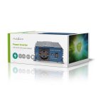 Inverter tiszta szinuszos | Bemeneti feszültség: 12 V DC | Eszköz táp kimeneti csatlaakozó(k): Type F (CEE 7/3) | 230 V AC 50 Hz | 300 W | Kimenő csúcs teljesítmény: 500 W | Csavaros Kapocs | Tiszta Szinusz Hullám | Biztosíték | Kék