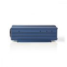 Inverter tiszta szinuszos | Bemeneti feszültség: 12 V DC | Eszköz táp kimeneti csatlaakozó(k): Type F (CEE 7/3) | 230 V AC 50 Hz | 600 W | Kimenő csúcs teljesítmény: 1000 W | Csavaros Kapocs | Tiszta Szinusz Hullám | Biztosíték | Kék