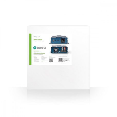 Inverter tiszta szinuszos | Bemeneti feszültség: 12 V DC | Eszköz táp kimeneti csatlaakozó(k): Type F (CEE 7/3) | 230 V AC 50 Hz | 600 W | Kimenő csúcs teljesítmény: 1000 W | Csavaros Kapocs | Tiszta Szinusz Hullám | Biztosíték | Kék