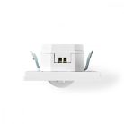 Mozgásérzékelő | Benti | 2 kábel | F típus (CEE 7/7) | 160 ° | 5 -100 W | 100 W | 500 W | 2 - 2000 Lux | érzékelő technológia: PIR | Sensor funkciókkal: 0.0 - 9.0 m