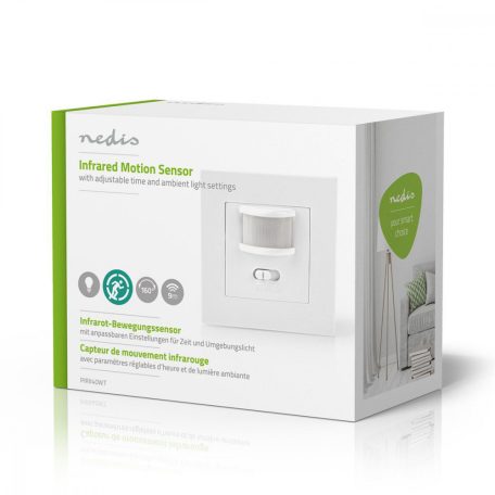 Mozgásérzékelő | Benti | 2 kábel | F típus (CEE 7/7) | 160 ° | 5 -100 W | 100 W | 500 W | 2 - 2000 Lux | érzékelő technológia: PIR | Sensor funkciókkal: 0.0 - 9.0 m