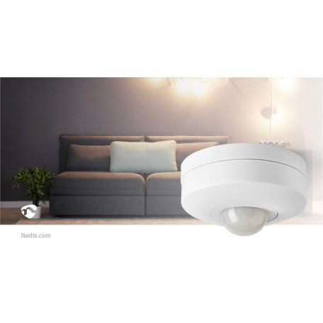 Mozgásérzékelő | Benti | 3-Wire | F típus (CEE 7/7) | 360 ° | 5 - 300 W | 300 W | 1200 W | 3 - 2000 Lux | érzékelő technológia: PIR | Sensor funkciókkal: 0.0 - 6.0 m