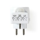 Mozgásérzékelő | Benti | Type F (CEE 7/7) | F típus (CEE 7/7) | 120 ° | 5 - 300 W | 300 W | 1200 W | 3 - 2000 Lux | érzékelő technológia: PIR | Sensor funkciókkal: 0.0 - 9.0 m