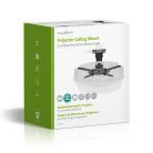 Projektor Tartó | Dönthető Forgatható | 10 kg | Forgatható | Dönthető | Acél | Fekete