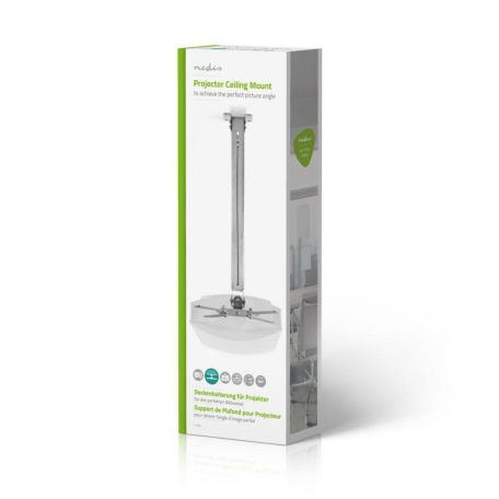 Projektor Tartó | Dönthető Forgatható | 10 kg | Forgatható | Dönthető | Acél | Ezüst