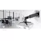 Projektor Tartó | Dönthető Forgatható | 15 kg | Forgatható | Dönthető | Acél | Fekete