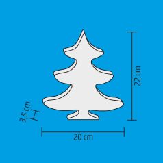   Home PLM 7/T LED-es asztali dísz, fenyő, 7 db LED, műanyag