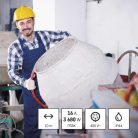 3 fázisú kültéri hosszabbító 10 m / 1 aljzat / fekete / gumi / 400 V / 2,5 mm2