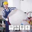 3 fázisú kültéri hosszabbító 10 m / 1 aljzat / fekete / gumi / 400 V / 4 mm2