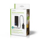 Teljesítmény Converter | Hálózati Áramellátás | 230 V AC 50 Hz | 12 V DC | 60 W | Földelt csatlakozó | Fekete