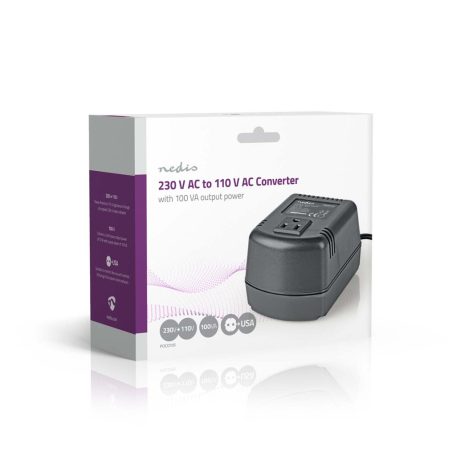 Teljesítmény Converter | Hálózati Áramellátás | 230 V AC 50 Hz | 70 W | Földelt csatlakozó | Fekete