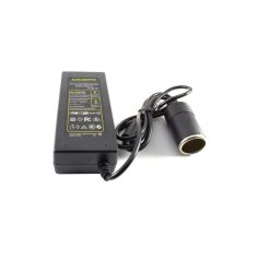   220V - 12V szivargyújtó átalakító, otthoni használatra 120W Teljesítmény Converter | Hálózati Áramellátás | 230 V AC 50 Hz | 12 V DC | 120 W | Földelt csatlakozó | Fekete