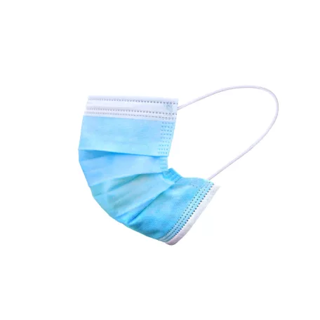 Szájmaszk - 3 rétegű - kék - 10 db / csomag