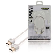   Nagy Sebességű Hdmi Kábel Ethernettel HDMI Csatlakozó - HDMI Csatlakozó 1.00 m Fehér