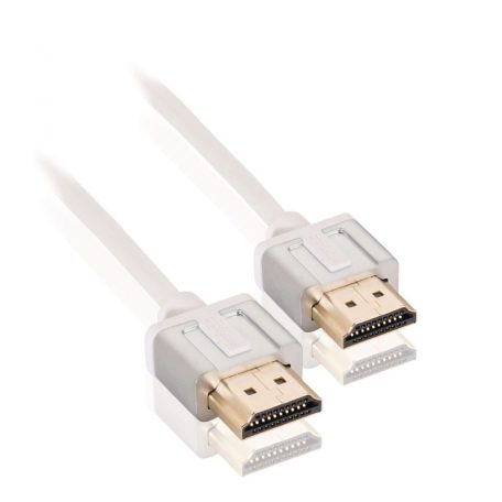 Nagy Sebességű Hdmi Kábel Ethernettel HDMI Csatlakozó - HDMI Csatlakozó 1.00 m Fehér