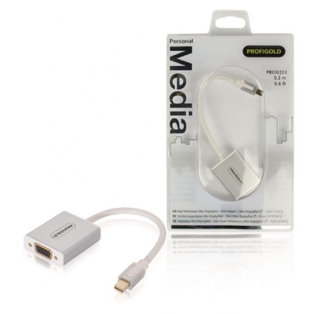 Mini DisplayPort Kábel Mini DisplayPort Dugó - VGA Aljzat 0.20 m Fehér