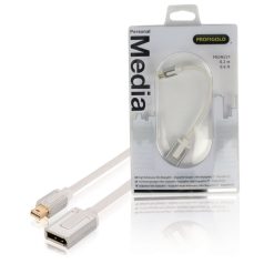   Mini DisplayPort Kábel Mini DisplayPort Dugó - DisplayPort Alzat 0.20 m Fehér